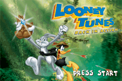 Looney Tunes: Back in Action back cover for GameBoy Advance